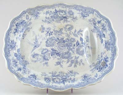 Meat Dish or Platter with tree and well